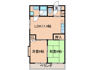 オーベストの物件間取画像